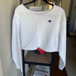 Champion hand cropped sweatshirt